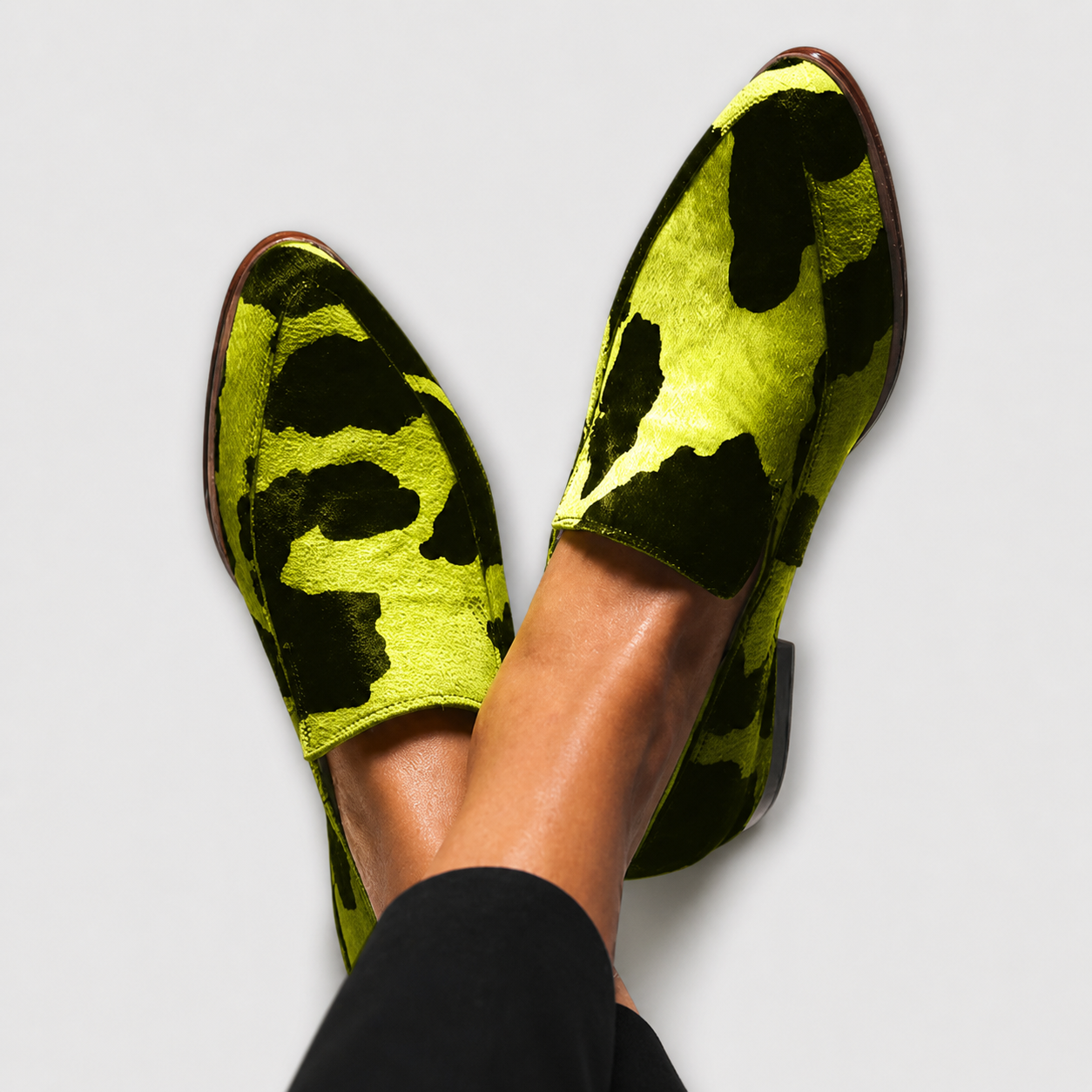 Olívia | Mocassins com Padrão de Vaca