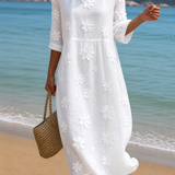 Vestido Casual Feminino com Padrão Floral