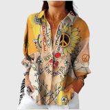 Blusa Leve e Colorida com Estampado
