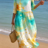 Vestido Casual Feminino com Padrão Floral