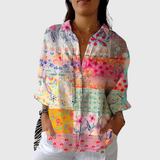 Blusa Leve e Colorida com Estampado