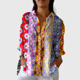 Blusa Leve e Colorida com Estampado