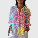 Blusa Leve e Colorida com Estampado