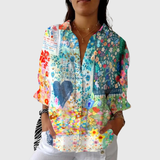 Blusa Leve e Colorida com Estampado