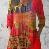 Diana | Blusa Larga com Decote em V