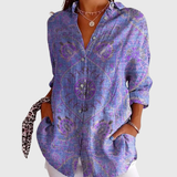 Blusa Leve e Colorida com Estampado