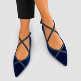 Isaura | Mocassins Azul-Marinho Elegantes