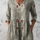 Francisca | Blusa Larga com Decote em V