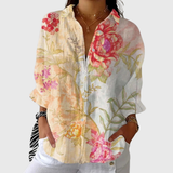 Blusa Leve e Colorida com Estampado