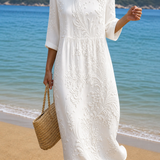 Vestido Casual Feminino com Padrão Floral