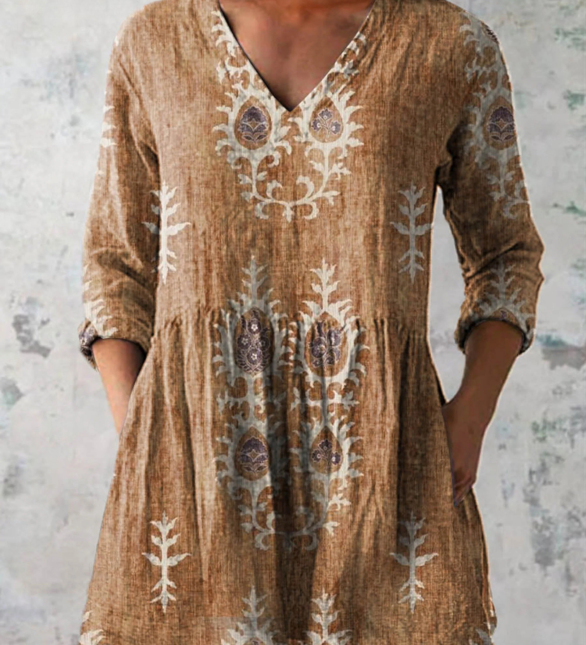 Francisca | Blusa Larga com Decote em V