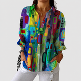 Blusa Leve e Colorida com Estampado